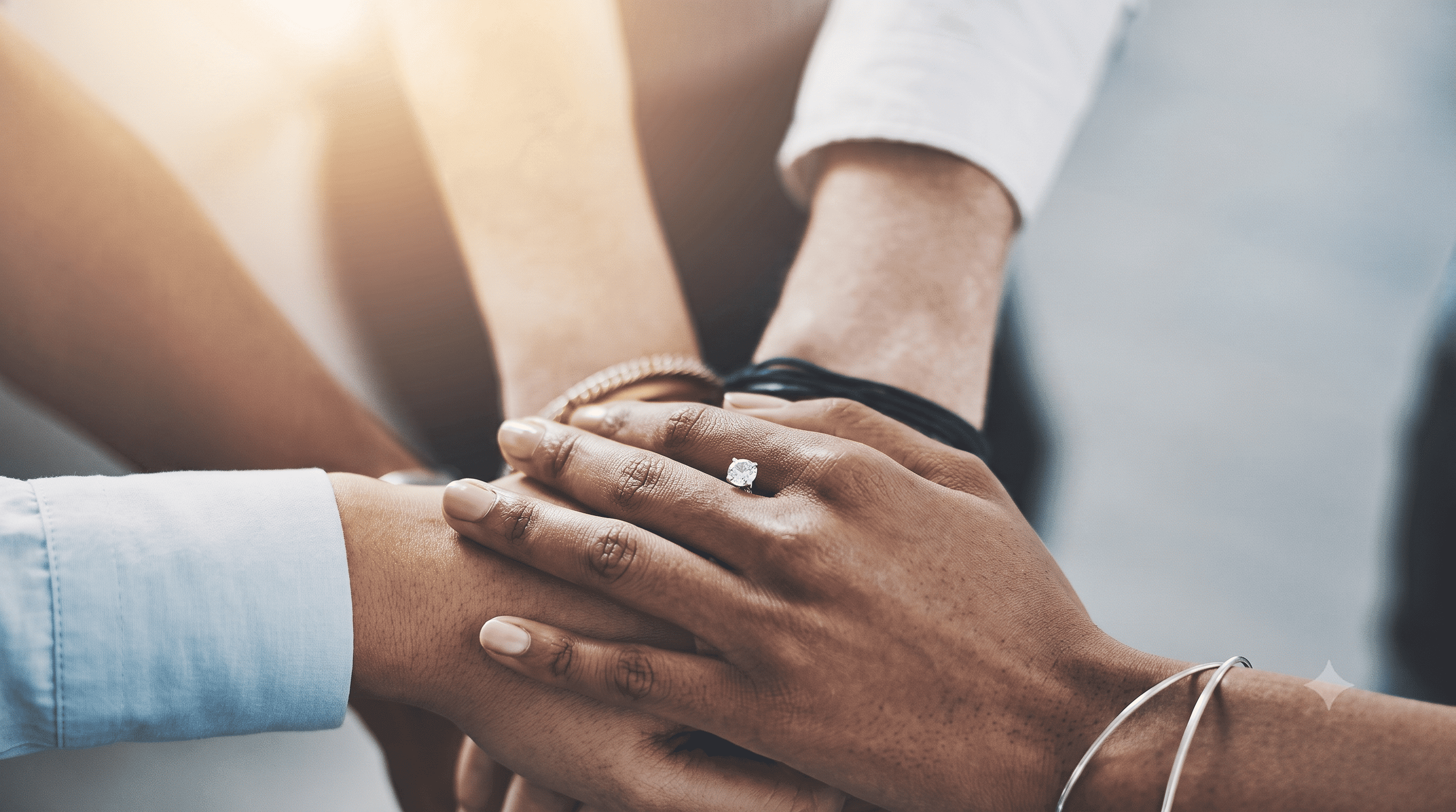 Politique sociale — mains unies